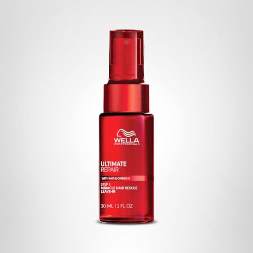 Wella Professionals ULTIMATE REPAIR Miracle Hair Rescue for Damaged Hair | Luxury Leave-In Treatment | Long-Lasting Repair & Protection | For All Hair Types | 1 Fl Oz - Packaging May Vary