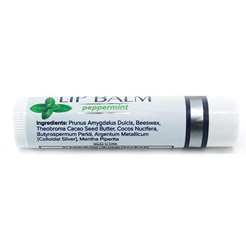 Silver Miracles Colloidal Silver Lip Balm - Nourishing Hydration - 3 Pack TUBE