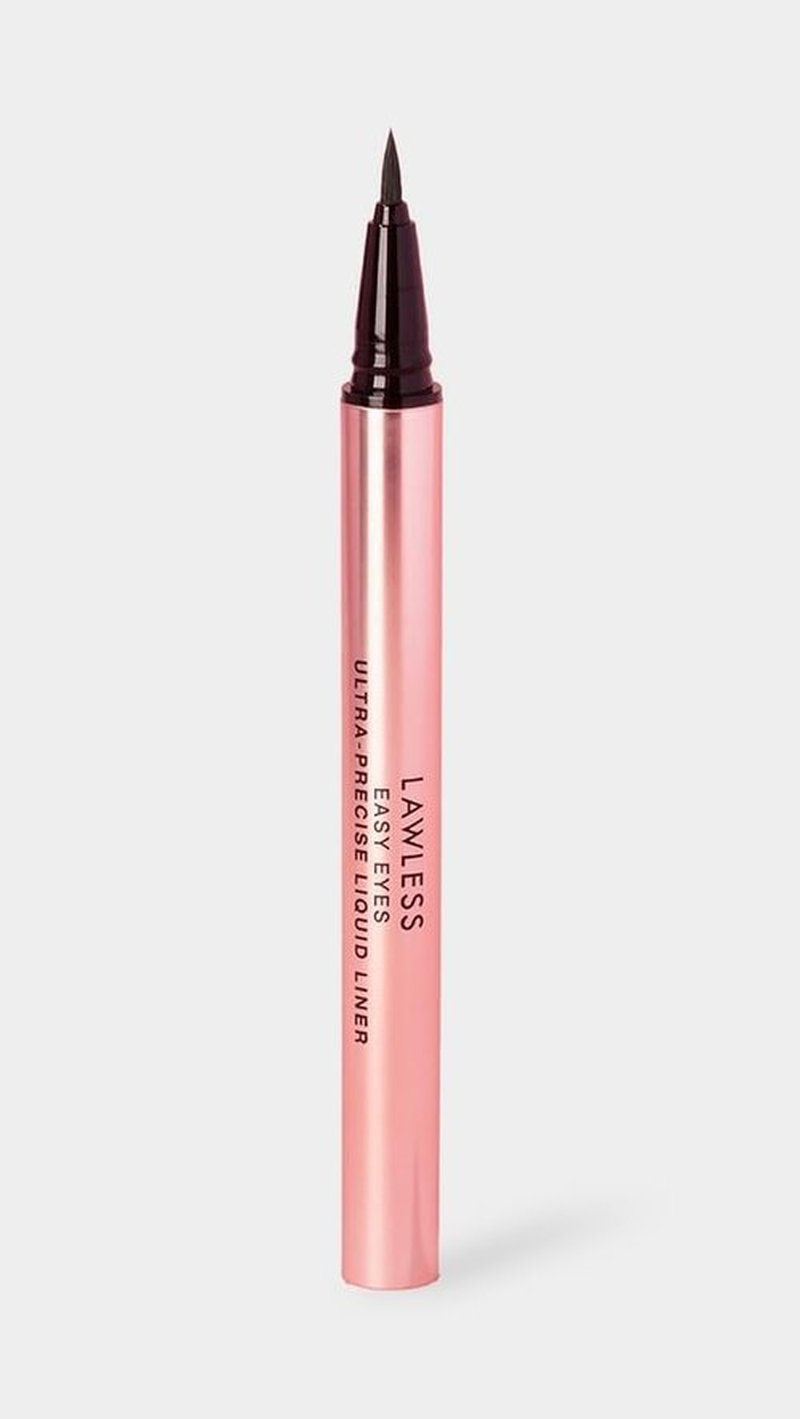 Lawless Women's Easy Eyes Ultra Precise Liquid Liner, Caviar, 0.011 Fl Oz