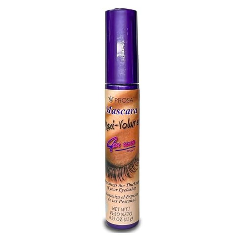 Mascara Professional Maxi Volume Thickness Formula (No Silicone)- Bold & Long Lasting
