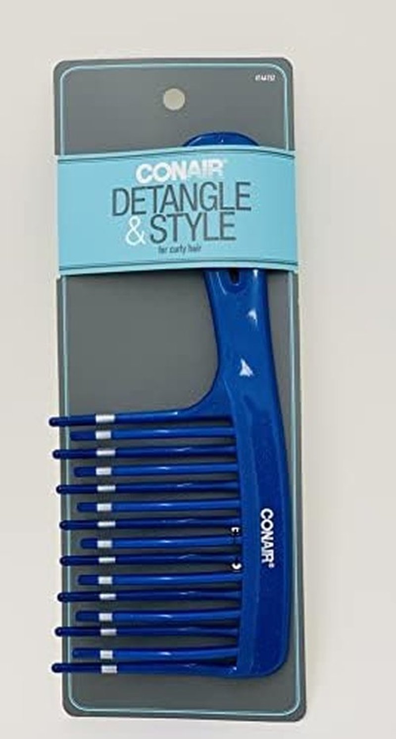Conair Styling Essentials Detangle Comb - Effortless Styling & Hair Care | Pack of 3