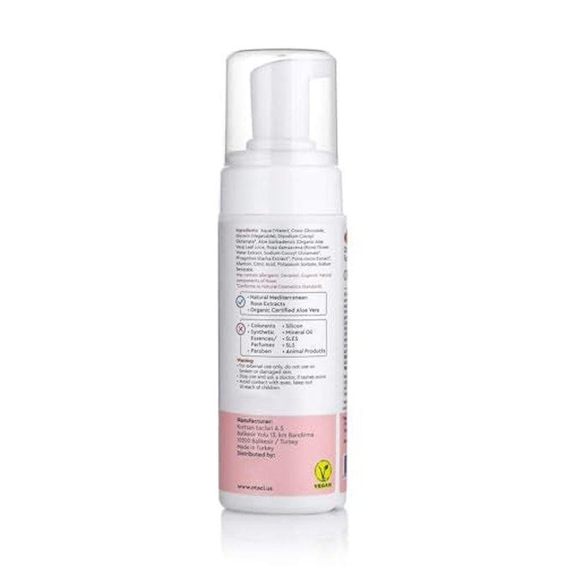 OTACI Rose Passion Facial Cleansing Foam – 100% Natural Damascus Rose & Aloe Vera Vegan Face Wash for Gentle Deep Clean, Hydration, Calm Skin & Makeup Removal (150 ml)