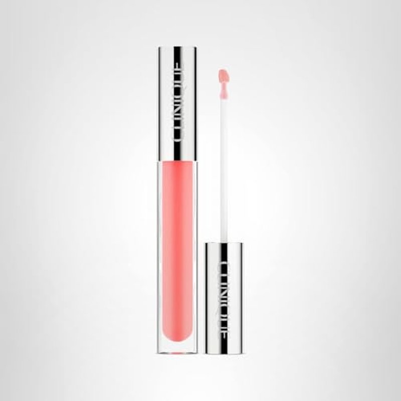 Clinique Pop Plush Creamy Lip Gloss With Hyaluronic Acid + Blend of Avocado, Aloe + Shea Butter | Hydrating + High Shine, Bubblegum Pop, 0.11 Fl Oz