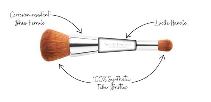 Trish McEvoy Even Skin Wet/Dry Brush - Achieve Flawless Makeup Application | Versatile Tool