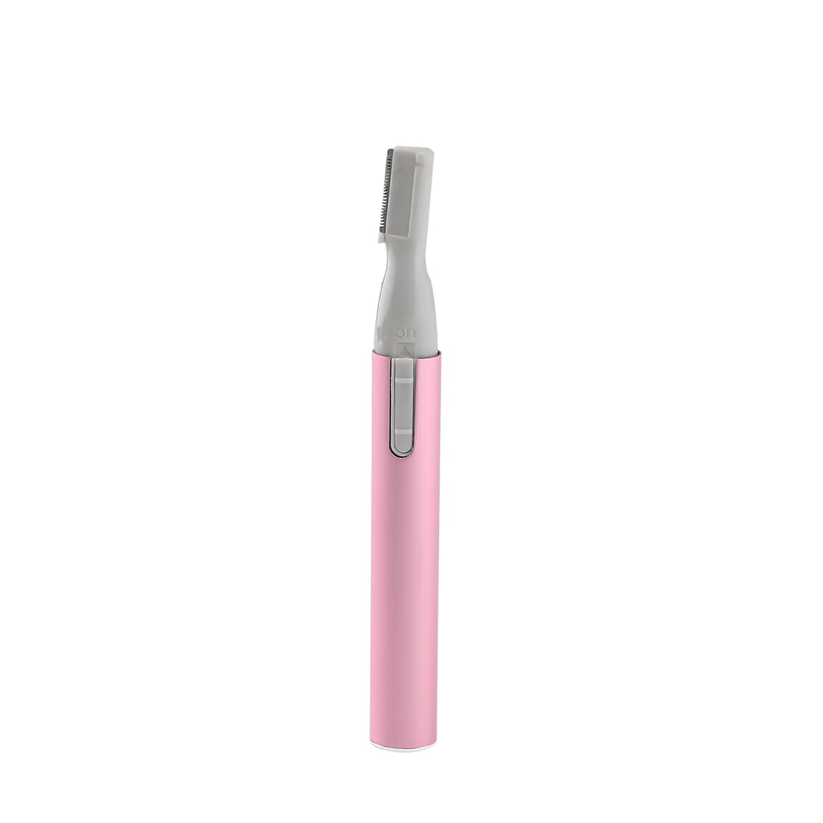 minkissy Women Electric Eyebrow Trimmer Battery Operated Facial Hair Razor with Comb Compact Size for Gentle Hair Removal on Face Neck and Arms