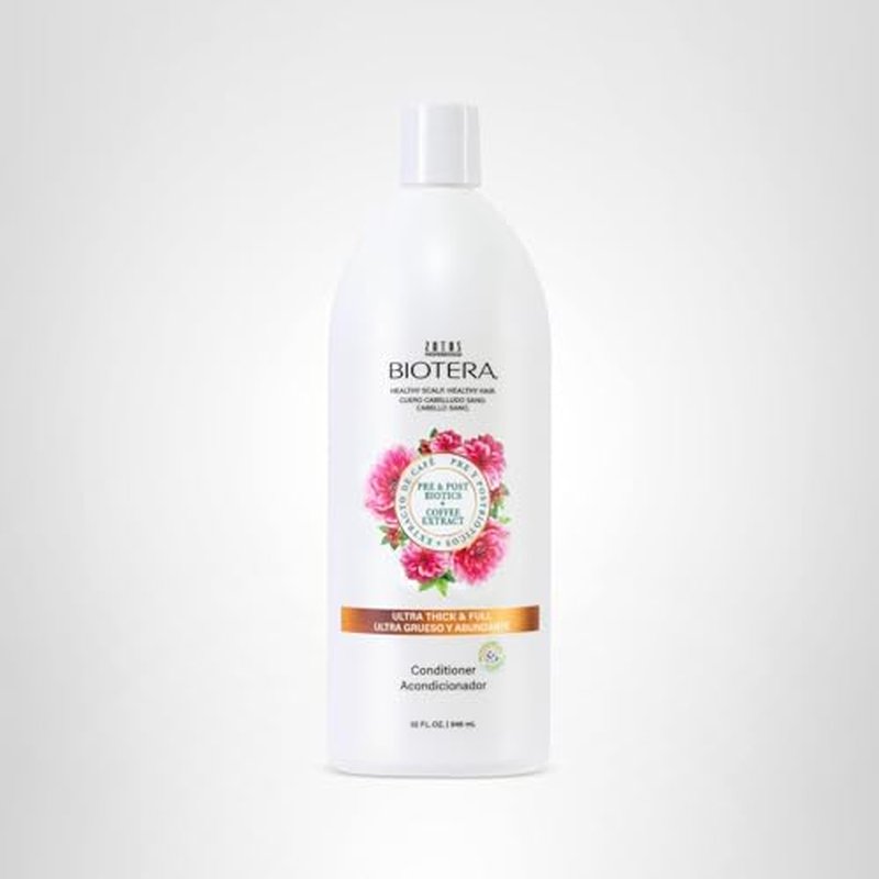 Biotera Ultra Thick & Full Volumizing Conditioner | Fine or Limp Hair | Microbiome Friendly | Vegan & Animal Test Free | Paraben Free | Color-Safe | 32 Fl Oz