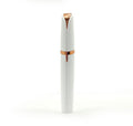 Art&Beauty Eyebrow Hair Remover, Electric Eyebrow Trimmer Epilator, Painless Eyebrow Razor Tool for Face Lips Nose, Facial Hair Removal Razor for Women and Men(White, No Battery Included)