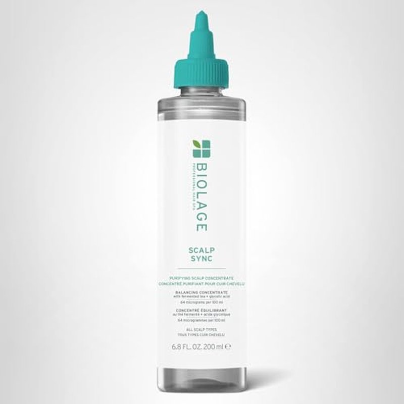 Biolage Scalp Sync Purifying Concentrate - Exfoliating & Clarifying Dry Scalp Treatment, Refreshing & Reinvigorating, Fermented Tea Blend & Glycolic Acid