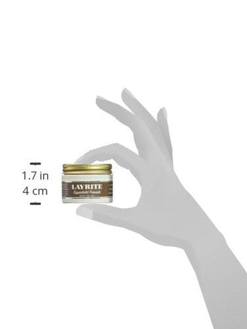Layrite Superhold Pomade - Strong Hold Hair Styling Cream | 4 Oz for All-Day Control