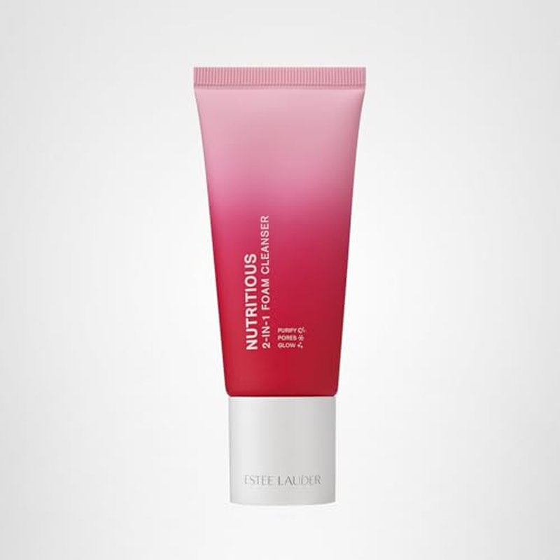 Estée Lauder Estée Lauder Nutritious 2-in-1 Foaming Face Wash Cleanser & Mask | Pore Minimizer, Travel Size, 2 Ounce