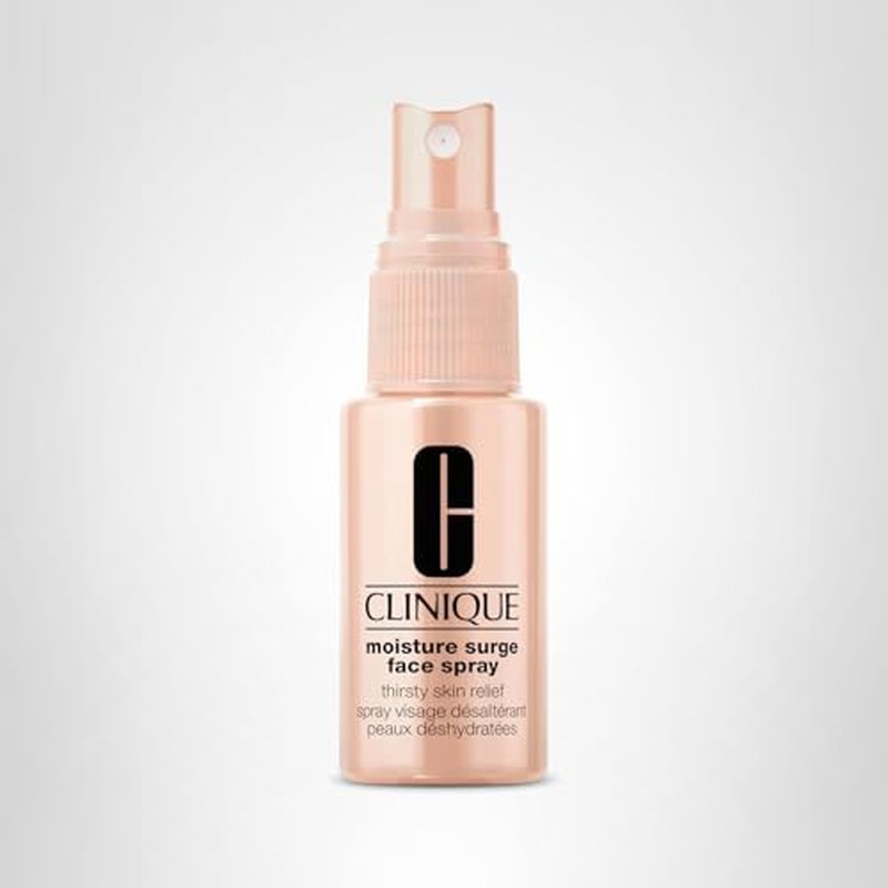 Clinique Moisture Surge Oil Free Face Spray Thirsty Skin Relief For Very Dry to Oily Combination Skin Types | Hydrating + Softening, 1 Fl Oz