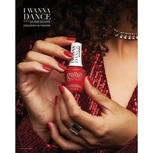 Gelish MINI I Wanna Dance with Somebody Collection - 9mL TPO-Free Soak Off Polish, Long-Lasting, Vibrant Color, Professional Quality, High Shine, Chip-Resistant (Blazing Up The Charts)