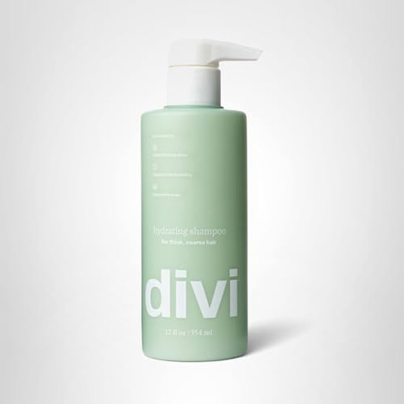 Divi Hydrating Shampoo for Women and Men - Gently Cleanses and Removes Scalp Buildup - Hydrates, Strengthens, and Nourishes Hair - Vegan, Cruelty-Free, Paraben-Free, 12 Fl Oz