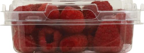 Red Raspberries - Fresh, Juicy Berries | 6 Oz Pack for Healthy Snacking