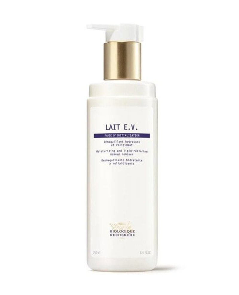 Biologique Recherche Lait E.V. Makeup Remover - Gentle Cleansing Formula | 8.4 Fl. Oz, Clear