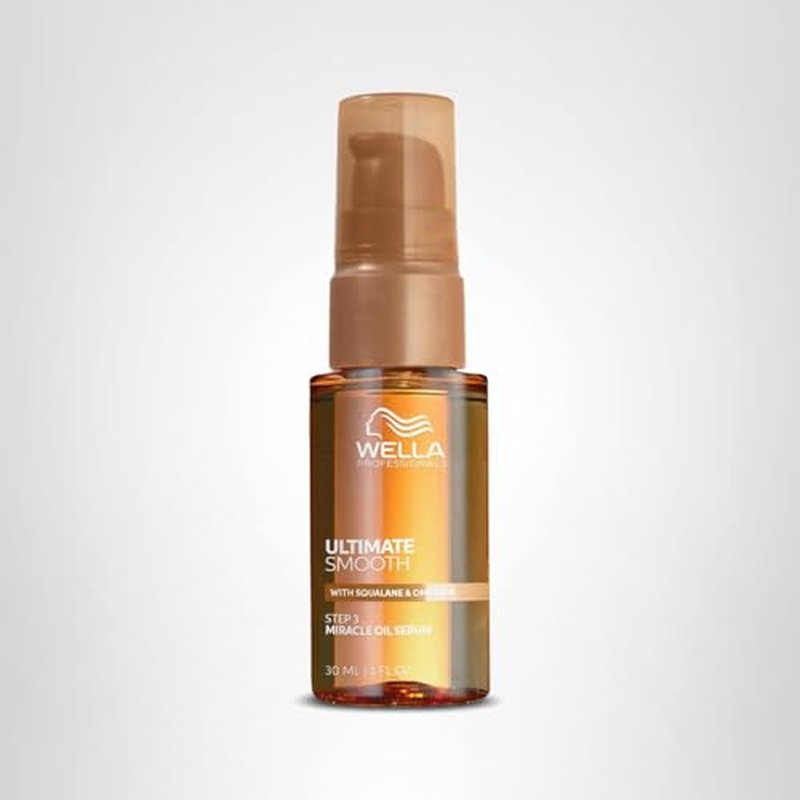Wella Professionals ULTIMATE SMOOTH Miracle Oil Serum for Dry, Dull & Frizzy Hair | With Squalane & Omega 9 | 1 Fl Oz