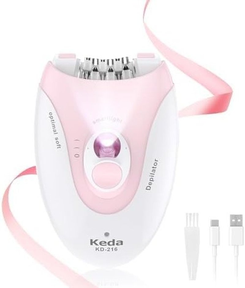 **Glabrouse Epilator for Women - 2-Speed Face Trimmer for Smooth Skin | Hair Removal for Face, Bikini, Arms, Legs**
