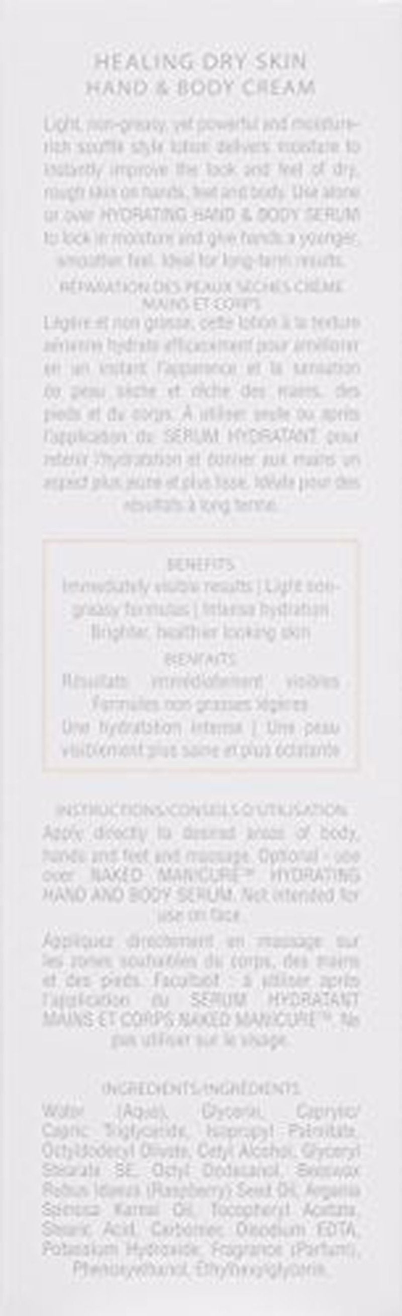 ZOYA Naked Manicure Healing Dry Skin Hand and Body Cream, 3 Fl. oz.