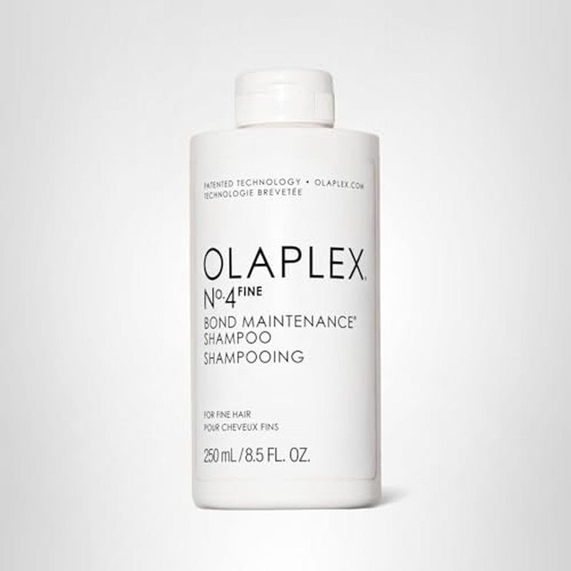 Olaplex Nº. 4 FINE Bond Maintenance Shampoo: Volumize & Strengthen | Gently Cleanse & Non Stripping | For Coily, Curly, Straight, and Wavy, 250 mL / 8.5 Fl Oz