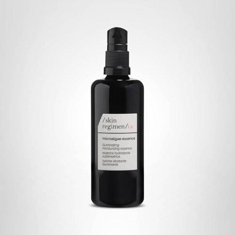 /skin regimen/Lx Microalgae Essence, Illuminating Moisturizing Lotion, Hydrates, Recharges, Prepares Skin, Longevity Complex™, Microalgae, Clean Beauty, Vegan, All Skin Types, 3.38 Fl Oz