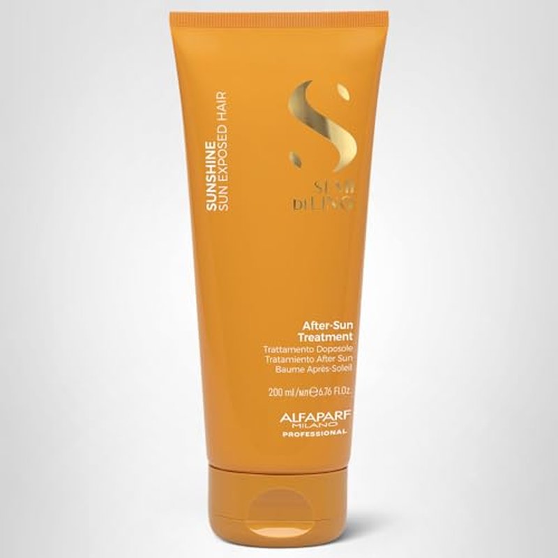 ALFAPARF MILANO Semi di Lino Sunshine After-Sun Hair Treatment - Restorative Treatment for Hair Stressed by Sun, Chlorine and Salt - Nourishes and Detangles - Vegan Formula - Adds Softness and Shine