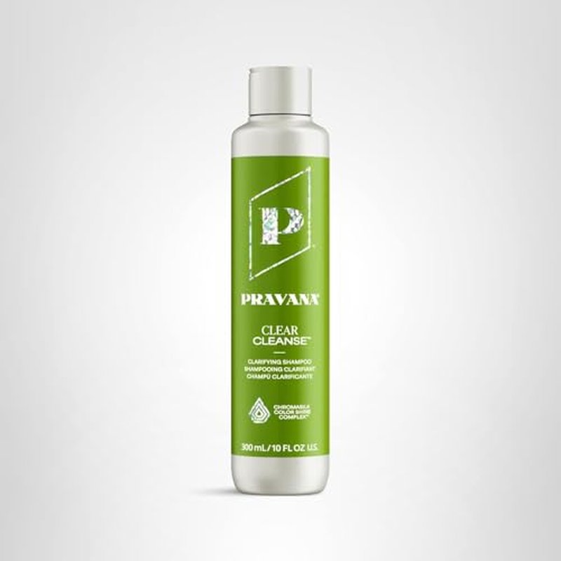 Pravana Clear Cleanse Mineral Diminishing Shampoo | For Clarifying Color-Treated Hair | Instantly Removes Hard Water Deposits | Hydrates, Energizes, Volumizes | Eliminates Discoloration | 10 Fl Oz