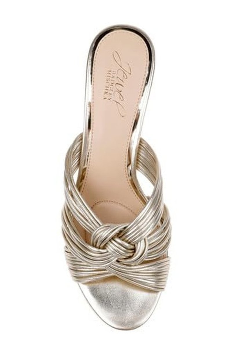 Mia Twisted Leather Mules