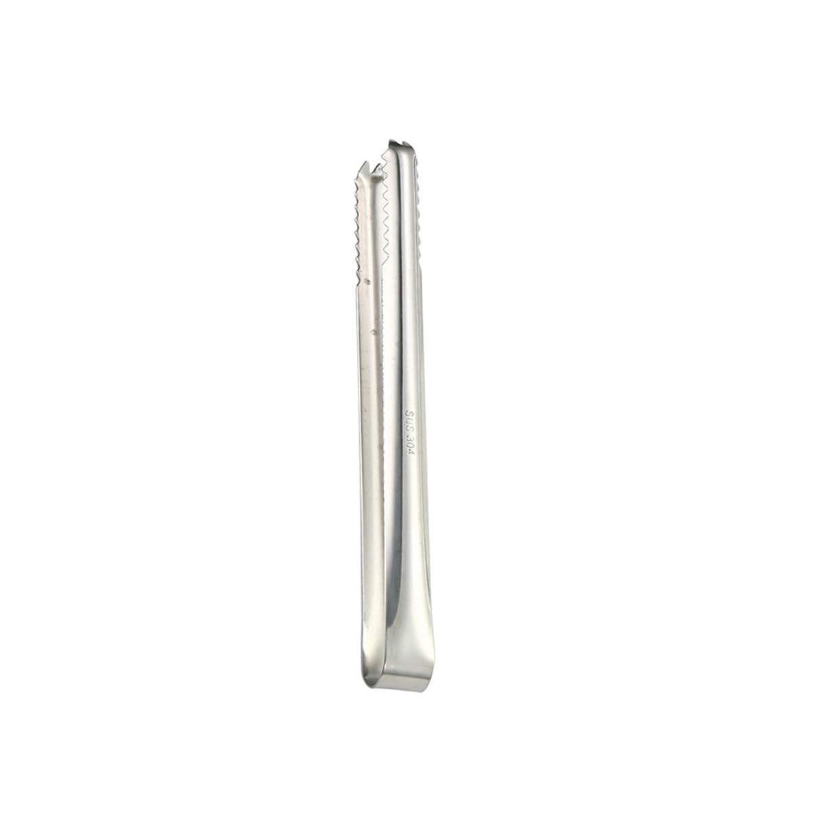 Helonge 2 Pcs 304 Stainless Steel Ice Tongs, 6 inches Ice Tube Tongs for Ice Bucket Ice Sugar Cubes Coffee Bar Food Serving etc