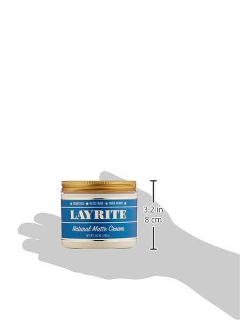 Layrite Natural Matte Cream - 10.5 Oz | Achieve Effortless Style with All-Day Hold