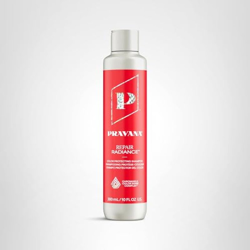 Pravana Repair Radiance Shampoo | Restores & Nourishes | For Damaged, Color-Treated Hair | Reduces Breakage & Split Ends | Chromasilk Enhances Shine & Protection | Paraben & Sulfate Free | 10 Fl Oz