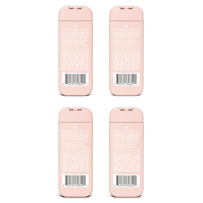 MONDAY Body Wash Moisture Travel Pack -90ML (4 Pack) - Nourishing Ingredients, Shea Butter, Coconut Oil and Grapefruit Extract, Hyrdrate and Replenish Skin
