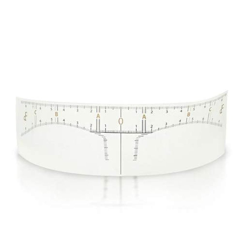 Daria Chuprys Original Golden Brows Eyebrow Measurement Ruler Roll of 50pcs