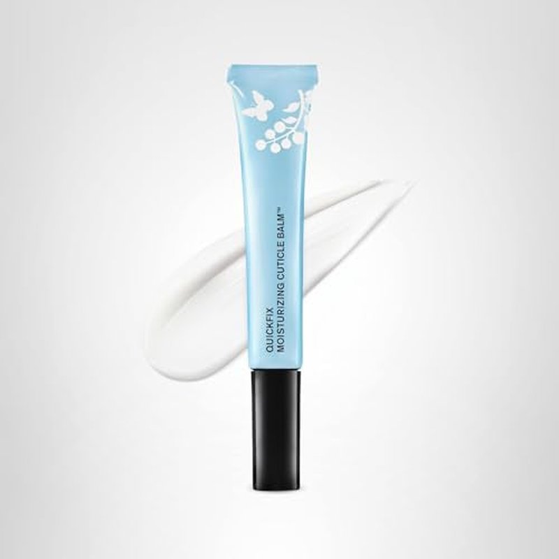 butter LONDON QuickFix Moisturizing Cuticle Balm - Cuticle Cream with Massage Tip Applicator Conditions & Hydrates Dry Cuticles & Skin - Gluten Free Cuticle Care Products Enriched with Vitamin E