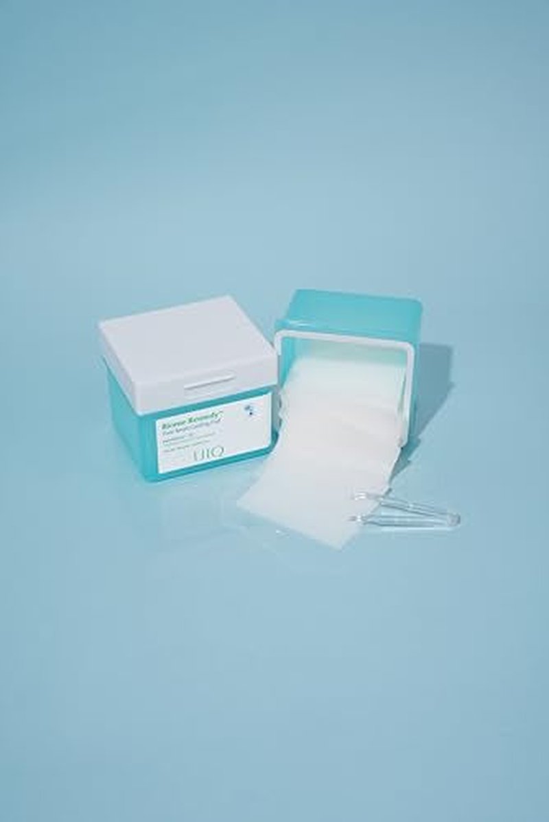 UIQ Biome Remedy Pore Reset Cooling Pad, Hydrating & Cooling Korean Toner Pads, Instant Cooling for Dry, Overheated skin, Pore Care with Panthenol, Allantoin, Niacinamide 80 Pads, 6.08 fl. oz.
