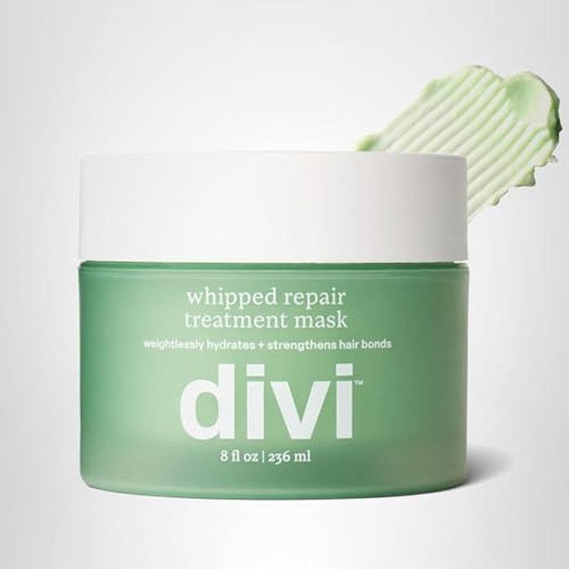Divi Whipped Repair Hair Treatment Mask – Deep Conditioning Hair Mask for Dry, Damaged, and Color-Treated Hair - 8 Fl Oz