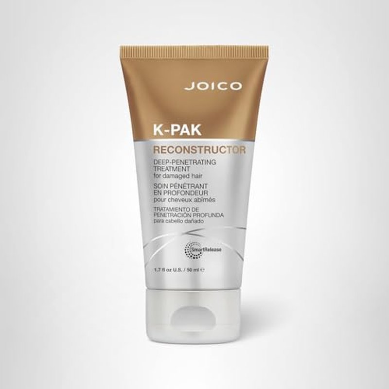 Joico K-PAK Reconstructor Deep-Penetrating Treatment | For Damaged Hair | Repair & Strengthen Strands | Rebuild & Fortify Damaged Hair | Improve Elasticity | With Keratin & Arginine | 1.7 Fl Oz