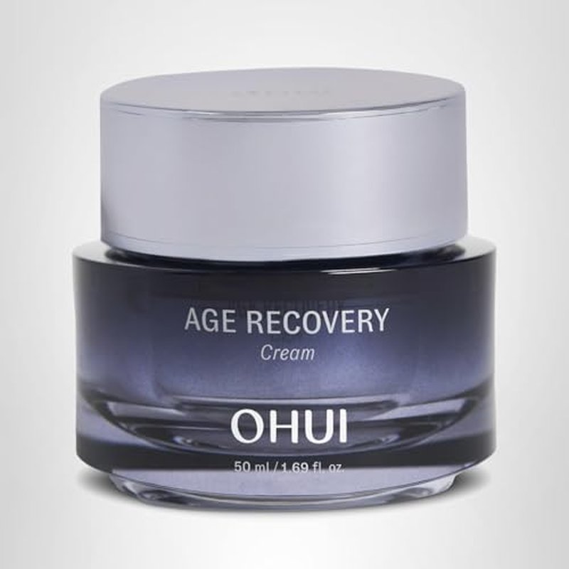 O HUI Age Recovery Cream | Korean Skin Care | Visibly improve the look of wrinkles, firmness and elasticity | Face Moisturizer | Korean Skin Care | Peptide, Glycerin, Shea Butter | Collagen Support
