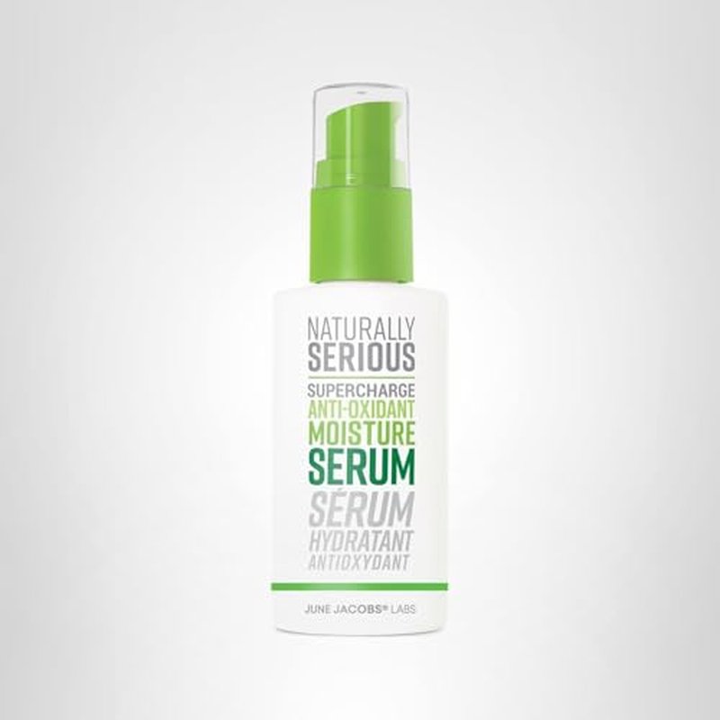 Naturally Serious | Supercharge Anti-Oxidant Moisture Hydrating Serum With Hyaluronic Acid, Face Serum For Dry Skin, Vegan Skincare, Cruelty-Free Skincare