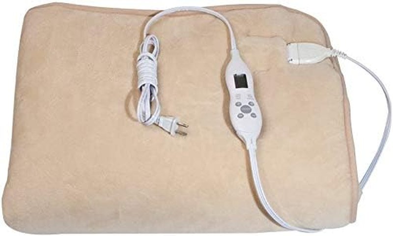 Master Massage Deluxe Fleece Massage Table Warmer - ETL Certified Heating Pad in Cream