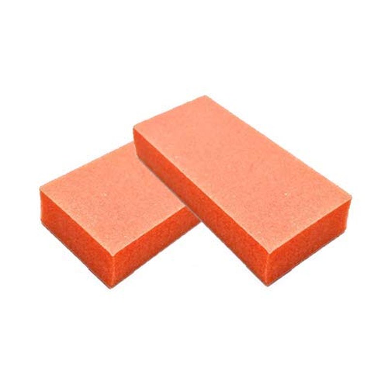 BNP Mini Buffing Block Orange 100/120 Grit Double-Sided for Manicure Pedicure (1.5 inches L x 1 inches W x .5 inches H) 50 Count