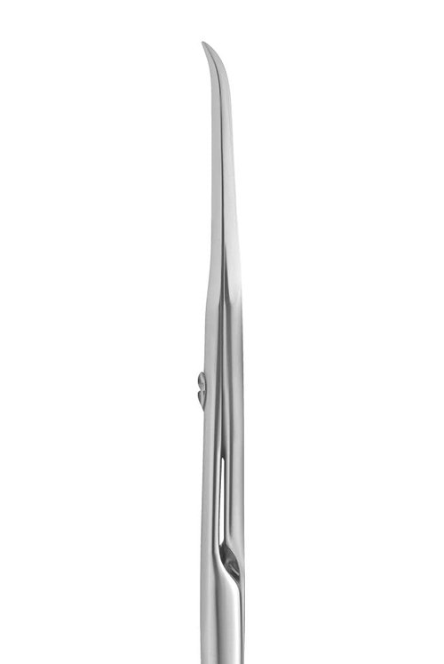 Staleks Exclusive 23 Type 1 Hook-shaped blade Cuticle Scissors (Magnolia) – Enhanced Visibility, Medium Handles