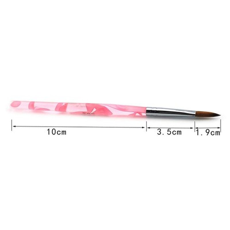 Rolabling Kolinsky Sable Brush - Acrylic Nail Art Painting Brush (Size 8#)