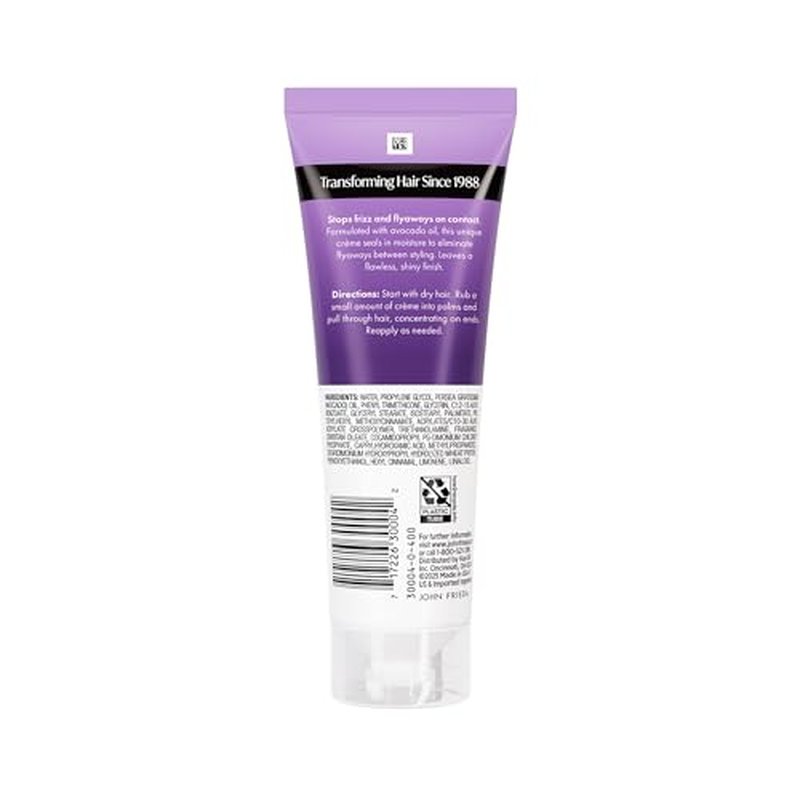John Frieda Frizz Ease Secret Weapon Touch-Up Crème, Anti Frizz Hair Smoothing Cream, 4 fl oz