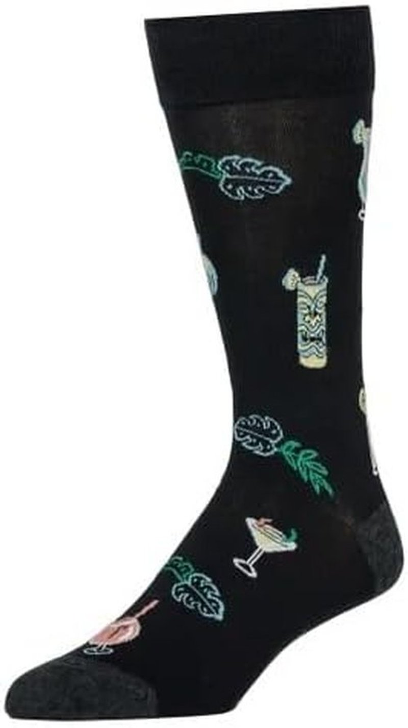Tommy Bahama Men's Dress Casual Crew Socks - Comfortable 6-Pair Set for Everyday Wear