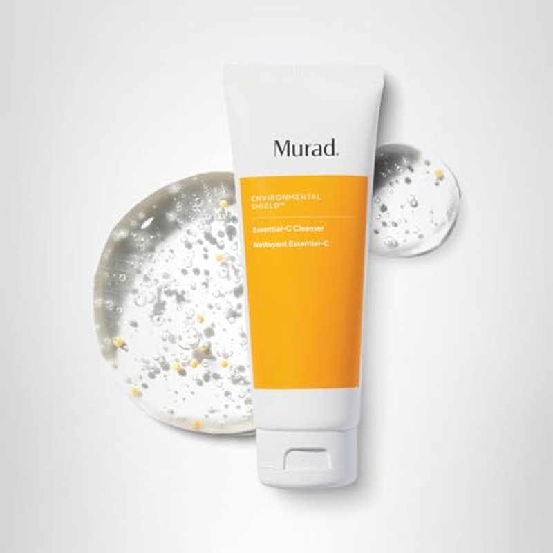 Murad Essential-C Facial Cleanser - Foaming Gel Face Wash- Vitamin C & Antioxidant Rich Treatment Backed by Science, 5.0 Fl Oz