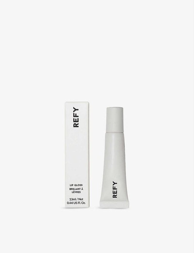 REFY Lip Gloss, Clear, 0.44 Fl Oz - High-shine, Non-stick, Long-lasting, Nourishing, Smooth