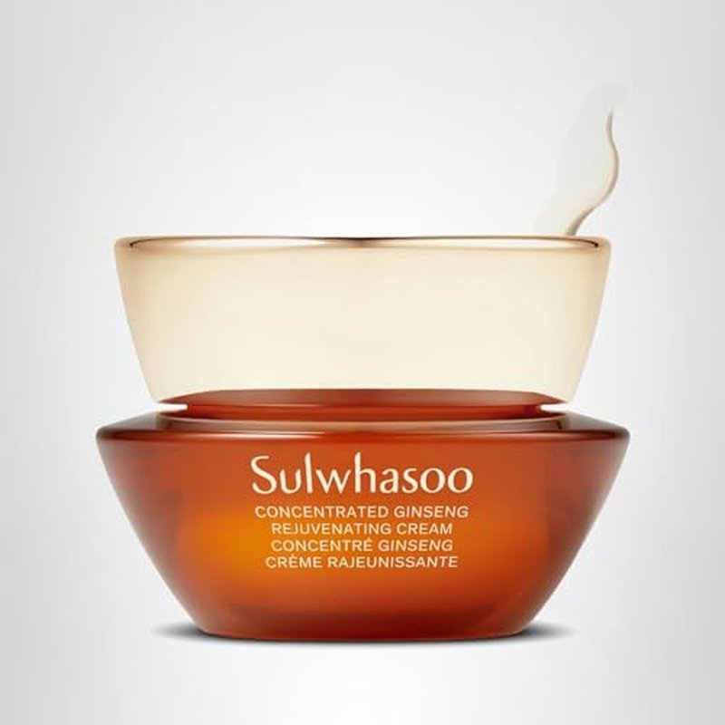 Sulwhasoo Concentrated Ginseng Rejuvenating Cream Mini –Visibly Plump Skin & Wrinkles | Anti-Aging Deep Hydration Moisturizer with Korean Ginseng Actives, Ginseng Peptide & Vitamin C | Korean Skincare