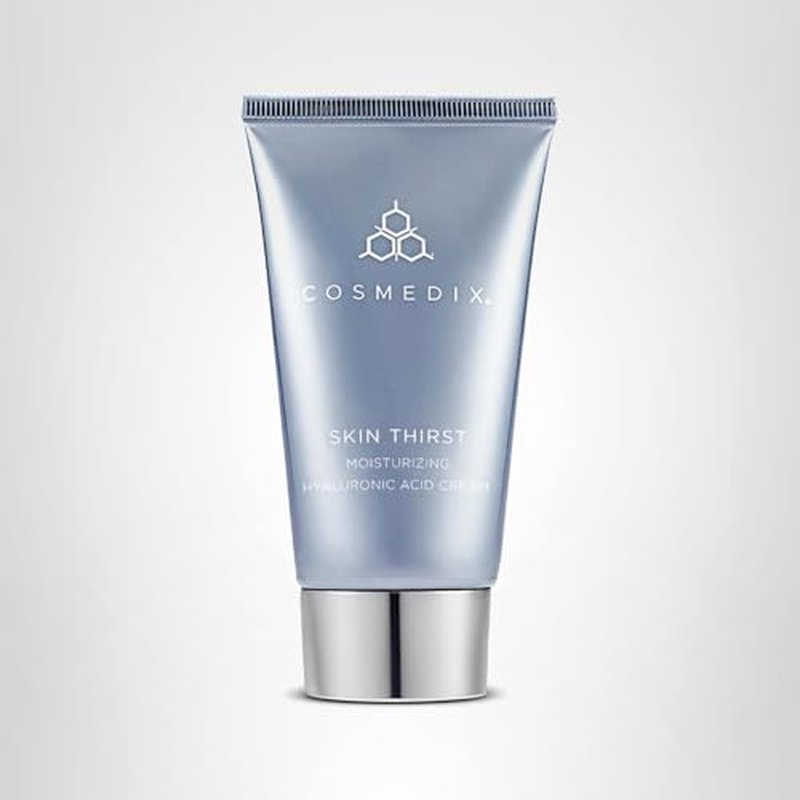 COSMEDIX Skin Thirst Hyaluronic Acid Moisturizer Face Cream - Hydrating Face Lotion & Make Up Primer for Pores, Wrinkles & Fine Lines - Daily Facial Skin Care for Softer, Smoother & Vibrant Skin