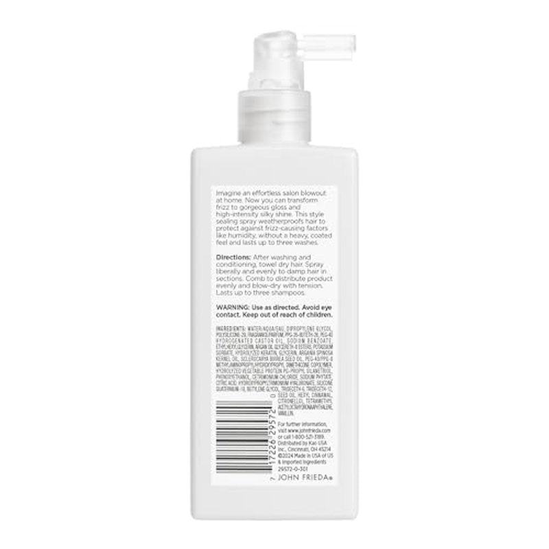 John Frieda Frizzease Smooth Operator Blowout Spray, Texture Spray for Hair, Hair Gloss in a Spray, Heat Protection Spray for Hair, 6.77 Oz