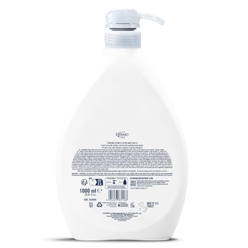 DERMOMED, Hand Soap Cream Almond, Respect the Skin Making it Scented and Soft, with Hyaluronic Acid, pH Neutral, Made in Italy, Dermatologically Tested, Dispenser 1L